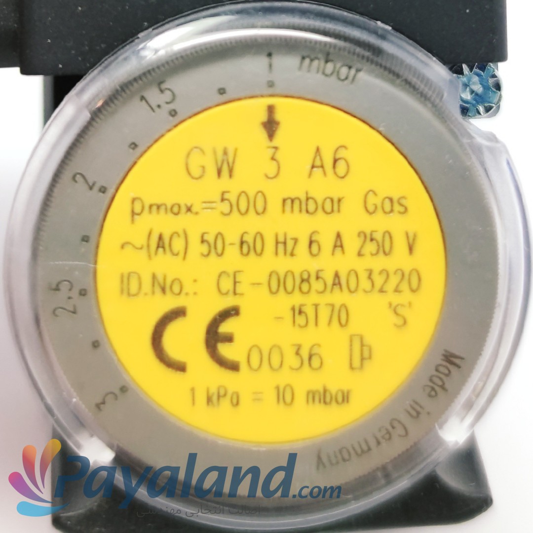 پرشرسوئیچ mbar 0.9-3 DUNGSجثه کوچک( هوا )GW3A6