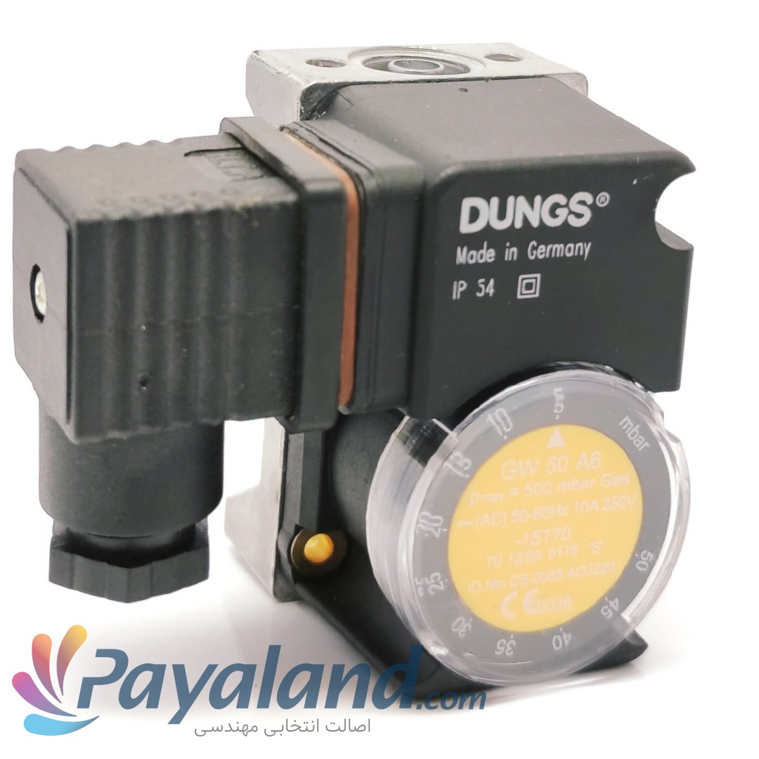 پرشرسوئیچ GW50A6 mbar 5-50 DUNGS جثه کوچک (گاز)