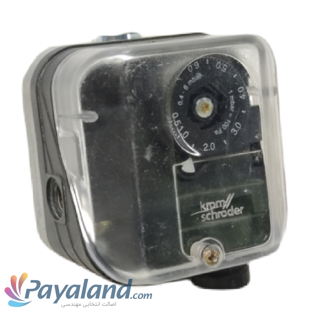 پرشرسوئیچ کروم (گاز و هوا) DG6U-3 - mbar 0.4-6