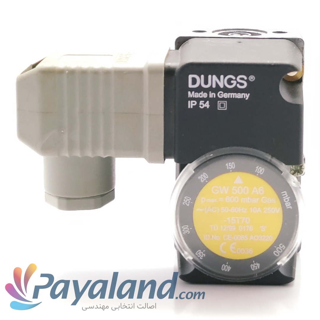 پرشرسوئیچmbar100-500 DUNGS تیپ GW 500 A6 (جثه کوچک)