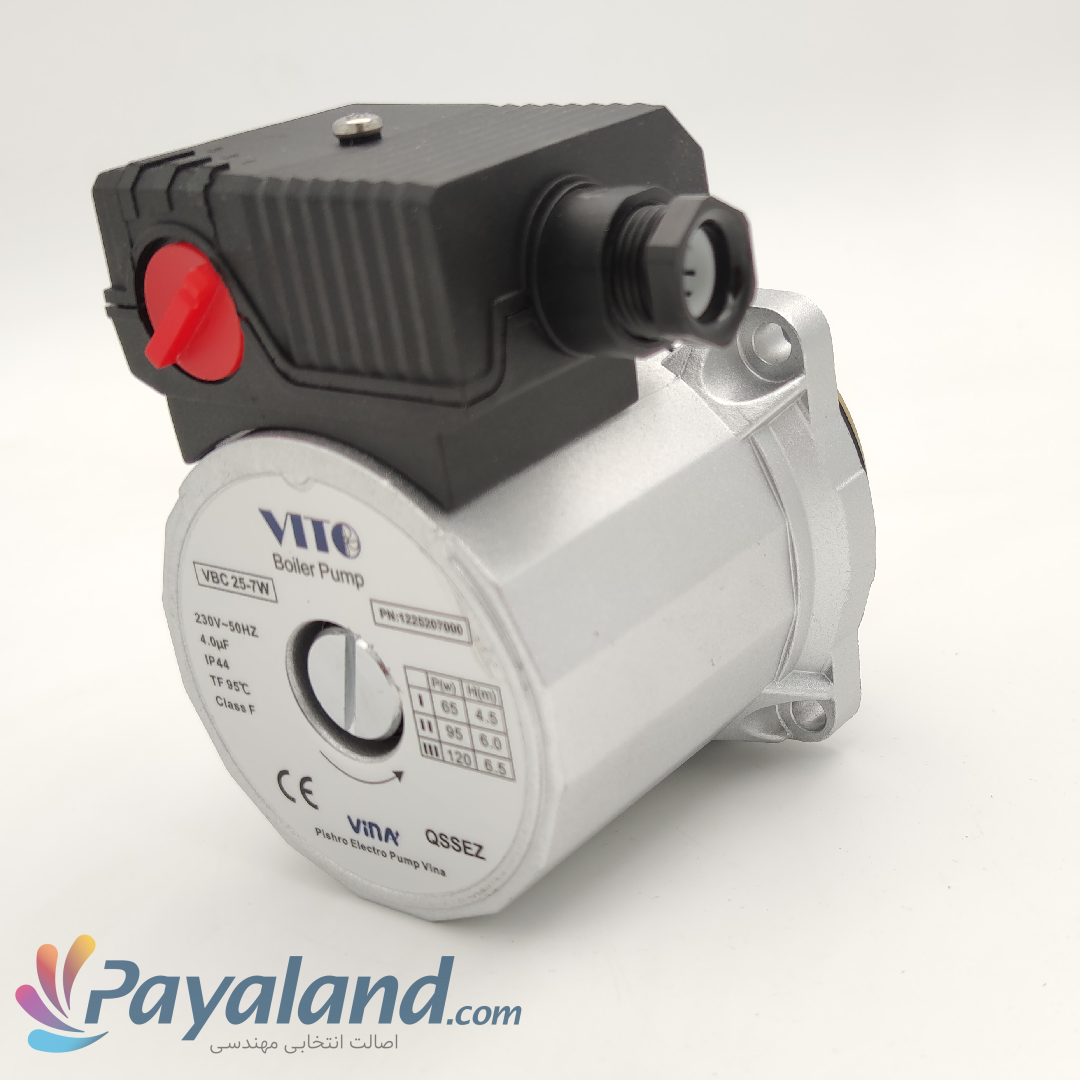 پمپ شوفاژ پکیجی سه دور ویتو VITO مدل VBC 25-7 W