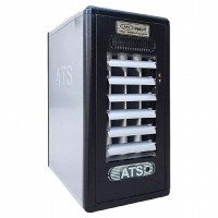 بخاری - هیتر سه شعله فروشگاهی اذرتهویه با فن طرح المانی زیلابگ و شیر ترموستاتیک Euro sit ایتالیا تیپ A618 دو دور (گازشهر