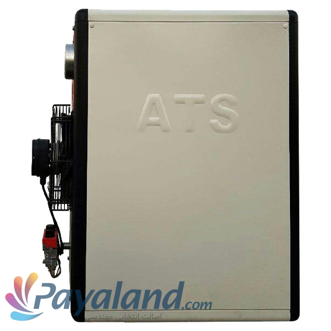 بخاری - هیتر سه شعله فروشگاهی اذرتهویه با فن طرح المانی زیلابگ و شیر ترموستاتیک Euro sit ایتالیا تیپ A618 دو دور (گازشهر